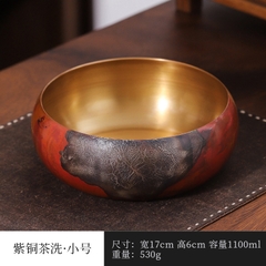 Ang trà đồng đỏ mạ bạc hoài cổ