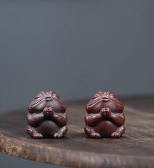 Pet trà - Cóc tiên - Tử sa - kt: 4.7*4.2*4.4cm