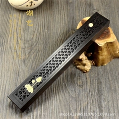 Hộp đốt trầm gỗ đàn hương tím -kt : 23.*3.5*2cm