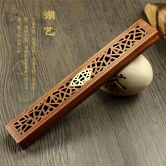 Hộp đốt trầm gỗ hoàng dương -kt : 23.*3.5*2.2cm