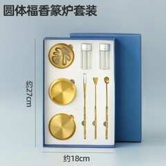 Bộ dụng cụ xông trầm hương bằng đồng