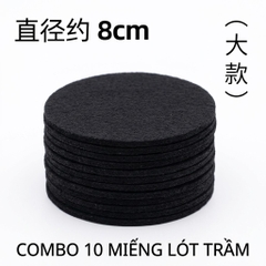 Combo Miếng lót trầm - Sợi thuỷ tinh chống cháy 8cm