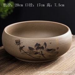 Ang trà gốm thô - KT: 20*17*7.5cm - Dung tích: 1500ml