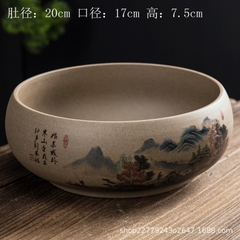 Ang trà gốm thô - KT: 20*17*7.5cm - Dung tích: 1500ml