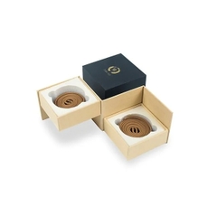 Trầm thư gian cao cấp luxury -  24 khoanh/1 hộp - cháy 2h - 56g