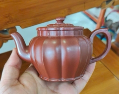 Ấm Quỳ Hoa Cung Đăng - Đại Hồng Bào - NN Châu Hạo - Dung tích 200ml - kt 13.5x8.5x8cm