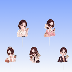 Cắm Giấy Bé Gái 18 (10set)