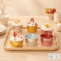 Cốc Giấy Nhôm Đựng Bánh Cupcake (50 Chiếc)
