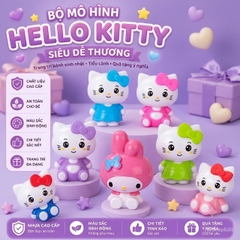 Mô Hình Hello Kitty Mini Trang Trí Bánh Kem