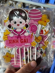 Cắm Giấy Bé Gái 6 (10set)