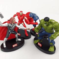 Mô Hình Siêu Anh Hùng Marvel Trang Trí Bánh Kem