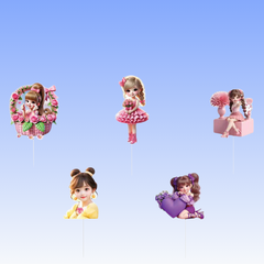 Cắm Giấy Bé Gái 24 (10set)