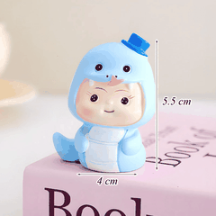 Em Bé Rắn Thôi Nôi Trang Trí Bánh Kem