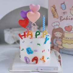 Silicon Happy Birthday Trang Trí Bánh Kem