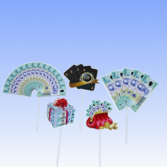 Cắm Giấy Tiền 6 (10 set)