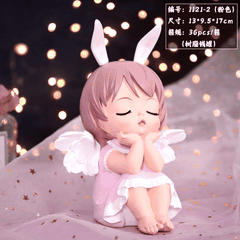 Mô Hình Chibi Thiên Thần Trang Trí Bánh Kem
