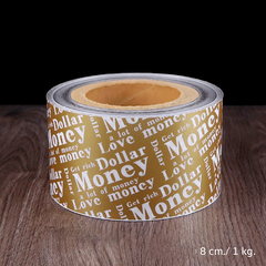 Mica Quấn Thành Bánh Cứng 8 CM Money và Dollar 1kg
