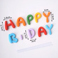 Silicon Happy Birthday Trang Trí Bánh Kem