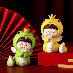 Mô Hình Bé Rắn Trang Trí Bánh Kem