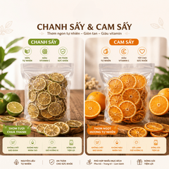 Cam, Chanh Sấy (Túi 200g)