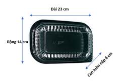 Hộp Nhựa Chữ Nhật HT17 (100 Chiếc)