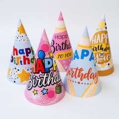 Mũ Trung Happy Birthday 1 | Cọc 100 Cái