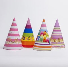 Mũ Trung Xoắn Pastel Nhiều Mẫu | Cọc 100 Cái
