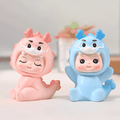 Bé Rồng Nhựa Trang Trí Bánh Kem