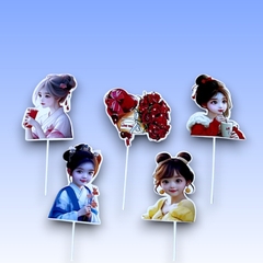 Cắm Giấy Bé Gái 21 (10set)