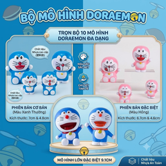Bộ Mô Hình Doraemon Trang Trí Bánh Kem