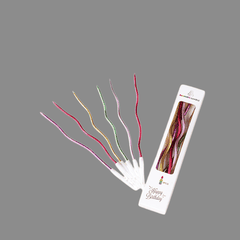 Nến xoắn dài Trang Trí Bánh Kem Hộp 100 vỉ