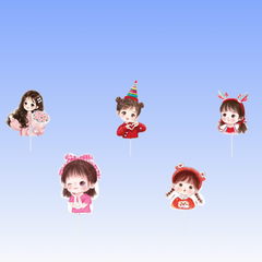 Cắm Giấy Bé Gái 1 (10set)