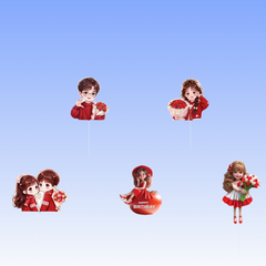 Cắm Giấy Bé Gái 16 (10set)