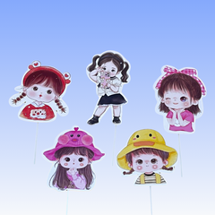 Cắm Giấy Bé Gái 7 (10set)