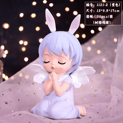 Mô Hình Chibi Thiên Thần Trang Trí Bánh Kem