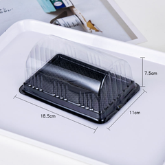 Hộp Nhựa Đựng Bánh Cuộn H19 (100 Chiếc)