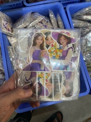 Cắm Giấy Bé Gái 17 (10set)