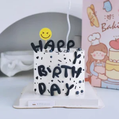 Silicon Happy Birthday Trang Trí Bánh Kem