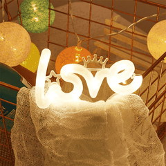 Đèn Chữ LOVE Trang Trí Bánh Kem | 10 Chiếc
