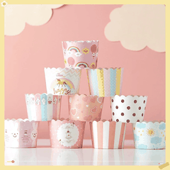 Cốc Răng Cưa Cupcake (Lốc 50 Chiếc)