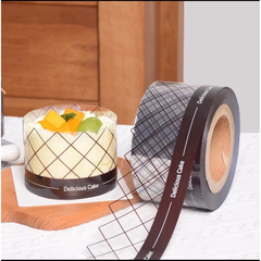 Mica Quấn Thành Bánh Cứng 8 CM Kẻ CaRo 1kg