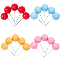 Set 40 Viên Bi Trang Trí Bánh Kem Nhiều màu