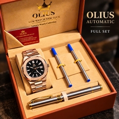 Đồng Hồ Nam Cao Cấp Olius - Đồng Hồ Cơ kính Sapphire 40mm, Máy Nhật MIYOTA, Thép không gỉ 316L đúc đặc, Chống nước 10atm