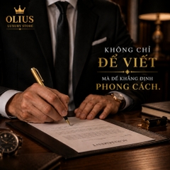 Bút Đồng, Bút Thép OLIUS Cao Cấp từ Đồng Brass Nguyên Khối  - Bút Ký cho Doanh Nhân, thiết kể Sang trọng