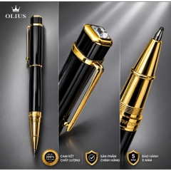 Bút Đồng, Bút Thép OLIUS Cao Cấp từ Đồng Brass Nguyên Khối  - Bút Ký cho Doanh Nhân, thiết kể Sang trọng