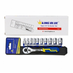 Bộ cần tuýp tự động 12 chi tiết King Blue KLG12S