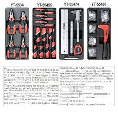 Tủ đồ nghề sửa chữa cao cấp 141 chi tiết Yato YT-55291