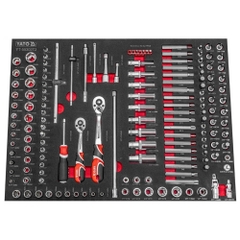 Tủ đồ nghề 7 ngăn 400 Món FULL OPTION Yato YT-55302 Pro