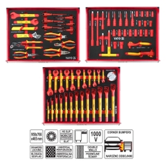 Tủ đồ nghề cách điện sửa chữa Ô TÔ ĐIỆN 70 chi tiết Yato YT-55305