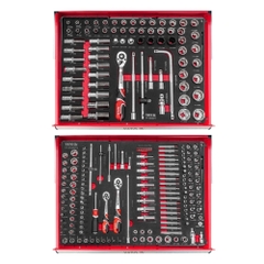 Tủ đồ nghề 7 ngăn sửa chữa ô tô 426 chi tiết Yato YT-55309